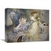 East Urban Home 'Piano Lesson' Print on Canvas in Blue | 13 H x 16 W x 2 D in | Wayfair 7EBD9703E61B49D0AF6681DB26FD21E1