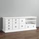 Wood Top - 82" Printer Credenza - White - Ballard Designs - Ballard Designs