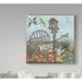 Trademark Fine Art 'Welcome to The Garden 2' Acrylic Painting Print on Wrapped Canvas Canvas | 14 H x 14 W x 2 D in | Wayfair ALI34534-C1414GG