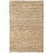 White 24 x 0.25 in Area Rug - Dash and Albert Rugs Jute Woven Handmade Braided Beige Area Rug Jute & Sisal | 24 W x 0.25 D in | Wayfair RDA262-23