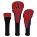 Los Angeles Angels Driver Fairway Hybrid Set of Three Headcovers