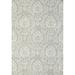 Gray 26 x 0.43 in Area Rug - House of Hampton® Tyngsborough Floral Light Area Rug Polyester/Viscose | 26 W x 0.43 D in | Wayfair