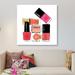 East Urban Home Beauty Graphic Art Print on Canvas Canvas, Cotton in Red | 18 H x 18 W x 0.75 D in | Wayfair D5F5AA78971747BB9614FB358F2BFBA6