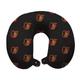 Black Baltimore Orioles Polyester-Fill Travel Pillow