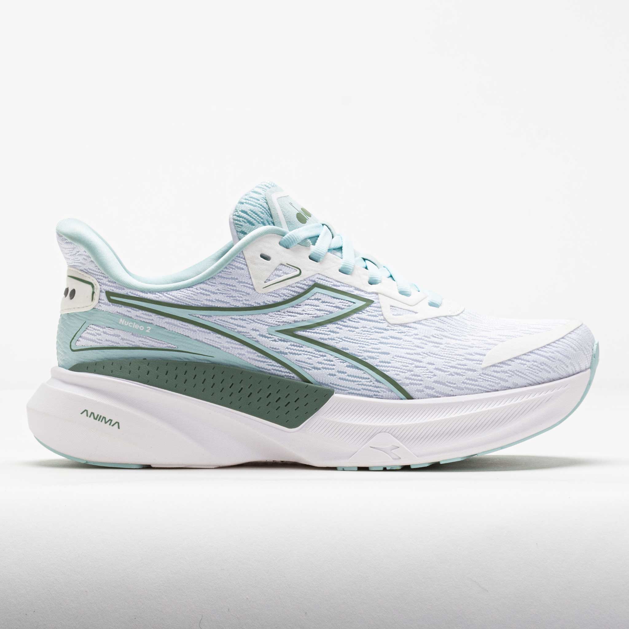 Diadora Nucleo 2 Women's Running Shoes White/Pastel Blue - Diadora