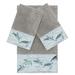 Bay Isle Home™ Mia Embellished 3 Piece Towel Set Turkish Cotton in Gray | 27 W in | Wayfair 0E04FE44032B4119A26457914B5D3EE1