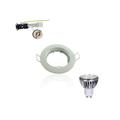 Superled - Kit Spot led GU10 cob 5W Dimmable équivalent 50W Blanc du jour 6000K fixe blanc