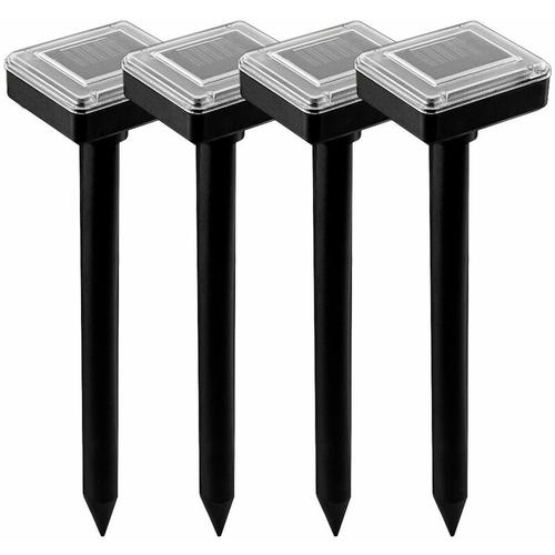 Maulwurfschreck 4er Set Solar Vibration Garten Maulwurfvertreiber Wühlmausschreck