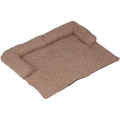 Wenko - Maximex Tier-Couch für das Sofa, Waschbar bis 30°C, Braun, Polyester braun, Baumwolle