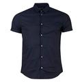 Emporio Armani Armani Men's Slim Fit Short Sleeve Shirt M Navy