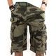 Geographical Norway Men's Cargo Shorts People - Grey Camo, S