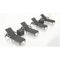 Wade Logan® Ballu Reclining Chaise Lounge Set w/ Cushion & Table, Wicker in Gray | 20.75 H x 77.25 W x 73.5 D in | Outdoor Furniture | Wayfair