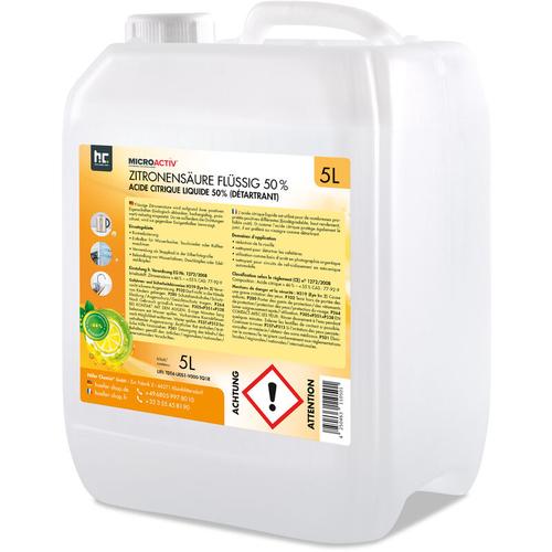 Höfer Chemie Gmbh - 2 x 5 Liter Zitronensäure 50% flüssig