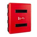 Firechief FCDC Double Extinguisher Cabinet, Seal Latch, Red