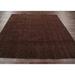 Brown 117 x 1 in Area Rug - Ebern Designs Leonhardt Dark Gabbeh Oriental Hand-Knotted Wool Area Rug Wool | 117 W x 1 D in | Wayfair