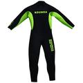 Kounga Jungen DW 3.2 Neoprene Full 3/2 Neoprenanzug, schwarz/grün, Größe 6