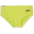 Speedo Baby Essential Boys Logo Brief Badeanzug, Lime Punch/Oxid Grey, 30