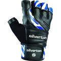 Silverton Erwachsene Handschuhe Power Stripes, schwarz/Blau, S