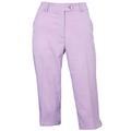 Island Green Insel Grün Womens Golf Capri-Hose - Electric Lilac - UK 10