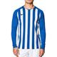 Nike Herren Striped Division III Football Jersey Long Sleeved T-Shirt,Blau,S