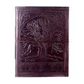 Paper High Tree of Life Embossed Leather Photo Album | Fair Trade & Handmade | Scrapbooking & DIY (Extra Large)