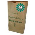 All-Green 240 Litre x 30 Paper Compostable Wheelie Bin Liners - Biodegradable Sacks/Liners - Bioliner Eco Sack Bags Composting Guide