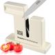 Taylor’s Eye Witness Knife Sharpener - Ivory Chantry Manual Kitchen Knife Sharpener. Sharpens Plain or Serrated Knife Blades. Requires No Batteries or Mains Electric Supply. 30yr Guarantee.