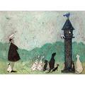 Sam Toft "An Audience With Sweetheart" Canvas Print, Cotton, Multi-Colour, 3.20 x 60.00 x 80.00 cm