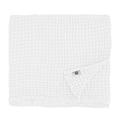 Linen & Cotton Extra Soft Washed Waffle Bath | Hand | Face | Guest | Beach | Baby Towel ALVA - 110 x 150cm (44'' x 60''), White