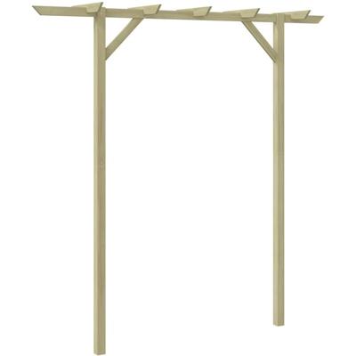 Gartenpergola 205x40x203 cm Holz Vidaxl