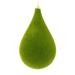 Vickerman 541883 - 10.5" Moss Green Flocked Waterdrop Christmas Tree Ornament (2 pack) (M181864)