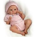 'Little Peanut' - Fully Poseable and Weighted Lifelike Newborn Baby Girl Doll with cute handpainted features and hand-applied hair. - RealTouch Vinyl Skin So Cute Baby Girl Doll By The Ashton - Drake Galleries