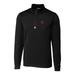 Men's Cutter & Buck Black Boston College Eagles Traverse Vault Logo 1/2-Zip Pullover Jacket