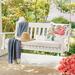 Darby Porch Outdoor Patio Swing - White - Grandin Road