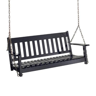 Darby Outdoor Porch Outdoor Patio Swing - Black - Grandin Road