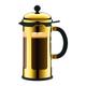 BODUM Chambord 8 Cup French Press Coffee Maker, Gold, 1.0 l, 34 oz