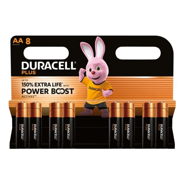 Duracell 8er-Pack Batterien »Plus« Mignon / AA / LR06 Image