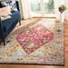 Gray 108 x 0.45 in Indoor Area Rug - Langley Street® Hertzler Southwestern Wool Fuchsia/Light Area Rug | 108 W x 0.45 D in | Wayfair