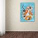 Ebern Designs 'Hilbert 'Bb8' Canvas Art Canvas in Blue/Orange | 24 H x 18 W in | Wayfair 335956872D6F47F3978BA1C0A067A15F