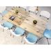 KFI Studios Urban Loft Square Solid Wood Breakroom Table Wood/Metal in Black/Brown | 29 H x 42 W x 42 D in | Wayfair T42SQ-B1922BK-LFT-NA