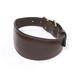 Da Vinci Anna Lederhalsband Windhund Halsband, 45 cm, braun