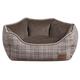 Croci C2178200 Hundebett Oval, Cozy braun