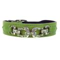 Hartman & Rose nach Acht Hundehalsband, Scuba Lime, 35,6–40,6 cm