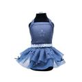 Trilly Tutti Brilli Aoi Dog 's Kleid, xx-small, blau