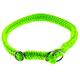 Dinoleine Hunde-Halsband/Stoppwürger, Größenverstellbar, Polyester, Größe: XS/35 cm, Neongrün, 241104