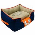 United Pets UPT5112BL Hundebett - Raw Bed, klein, 55 x 45 x 23 cm, blau