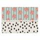 Kess eigene pellerina Design Vertauschen Romantische Polkadot Blumenmuster, Tischset, 33 x 45,7 cm