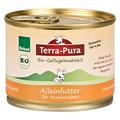 Terra Pura Bio-Hundenassfutter Geflügelmahlzeit für Welpen, 24er Pack (24 x 200 g)