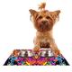 Kess eigene Nikki Strange Paisley Garden Pet Schüssel Tisch-Sets für Hunde und Katzen Futterschüsseln, 24 von 15 Zoll, WAM Pink