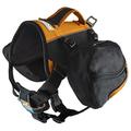 Kurgo Hund Rucksack für Wandern, Walking oder Camping, 30-85 lbs, schwarz/orange